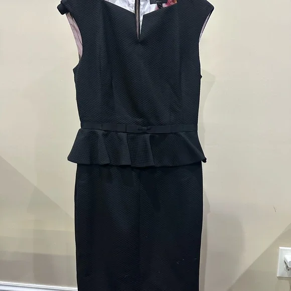 Elegant Ted Baker Black Peplum Suit & Dress - Picture 3 of 9